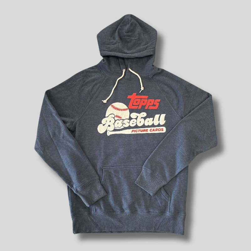Topps Baseball Sports Cards Navy Blue Hoodie