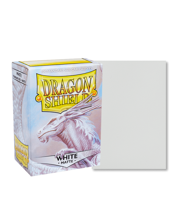 Dragon Shield: White Matte Sleeves
