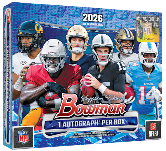 2026 Bowman Football Sapphire Edition Box