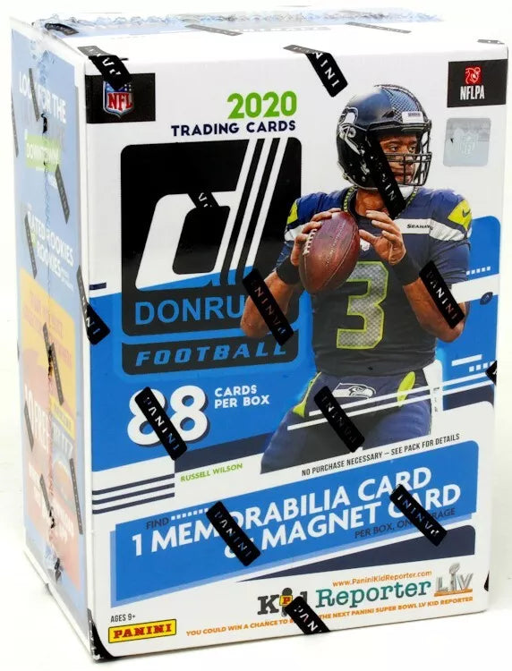 2020 Panini Donruss Football 11-Pack Blaster Box (Blue)