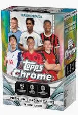 2024/25 Topps UEFA Club Competitions Chrome Soccer Blaster Box