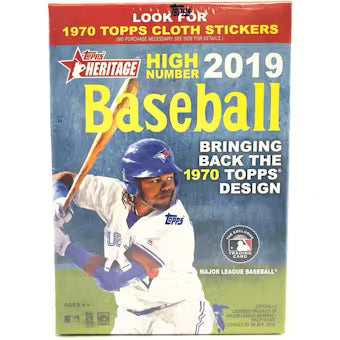 2019 Topps Heritage High Number Baseball Blaster Box