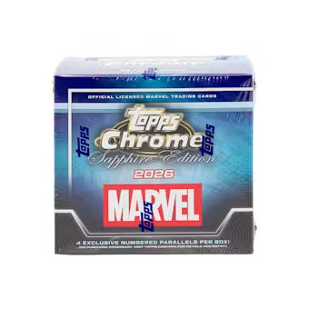 2026 Topps Marvel Comics Chrome Sapphire Hobby Box