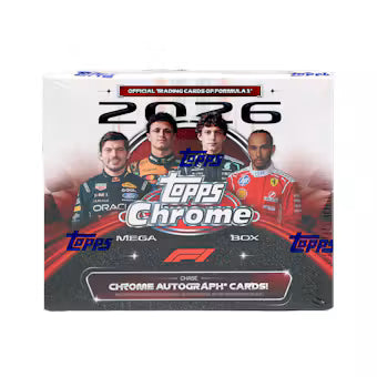 2026 Topps Chrome F1 Formula 1 Mega Box