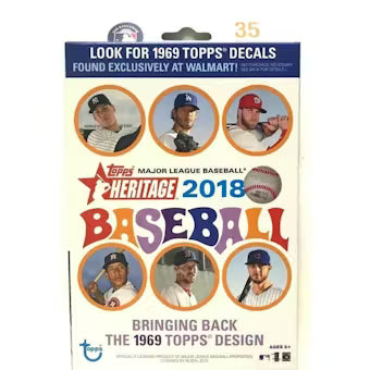 2018 Topps Heritage Baseball Hanger Box