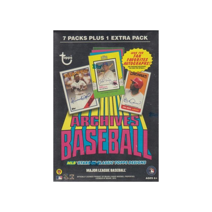 2013 Topps Archives Baseball 8ct Blaster Box