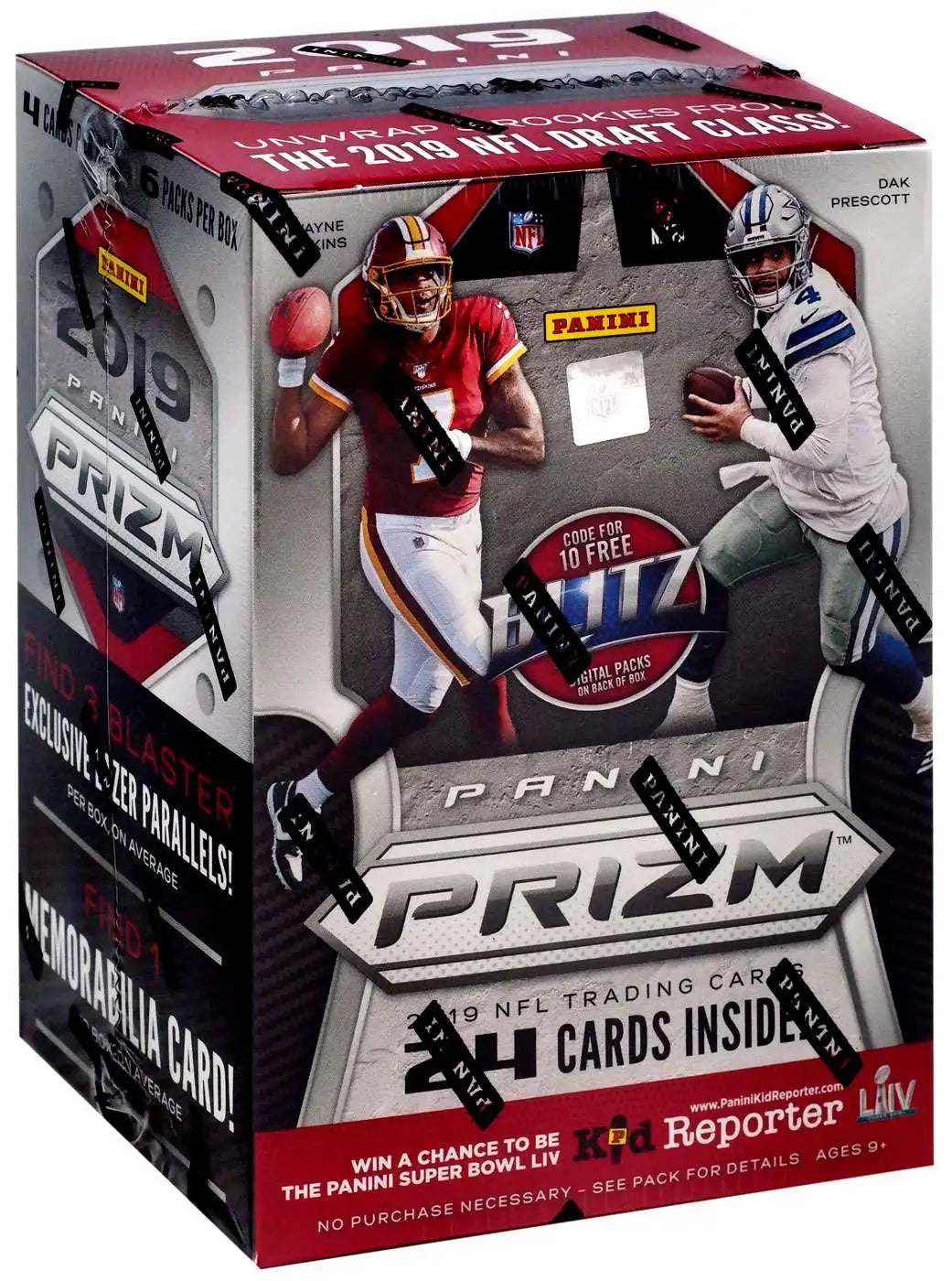 2019 Panini Prizm Football 6 Pack Blaster Box