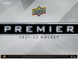 2021-22 Upper Deck Premier Hockey Hobby Box - IN STOCK - ASK BREAKER!