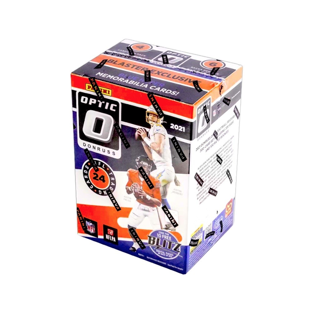 2021 Panini Donruss Optic Football 6-Pack Blaster Box (Purple Shock Parallels)