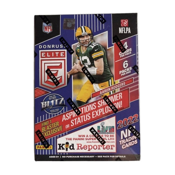 2022 Panini Donruss Elite Football 6-Pack Blaster Box (Green Parallels)