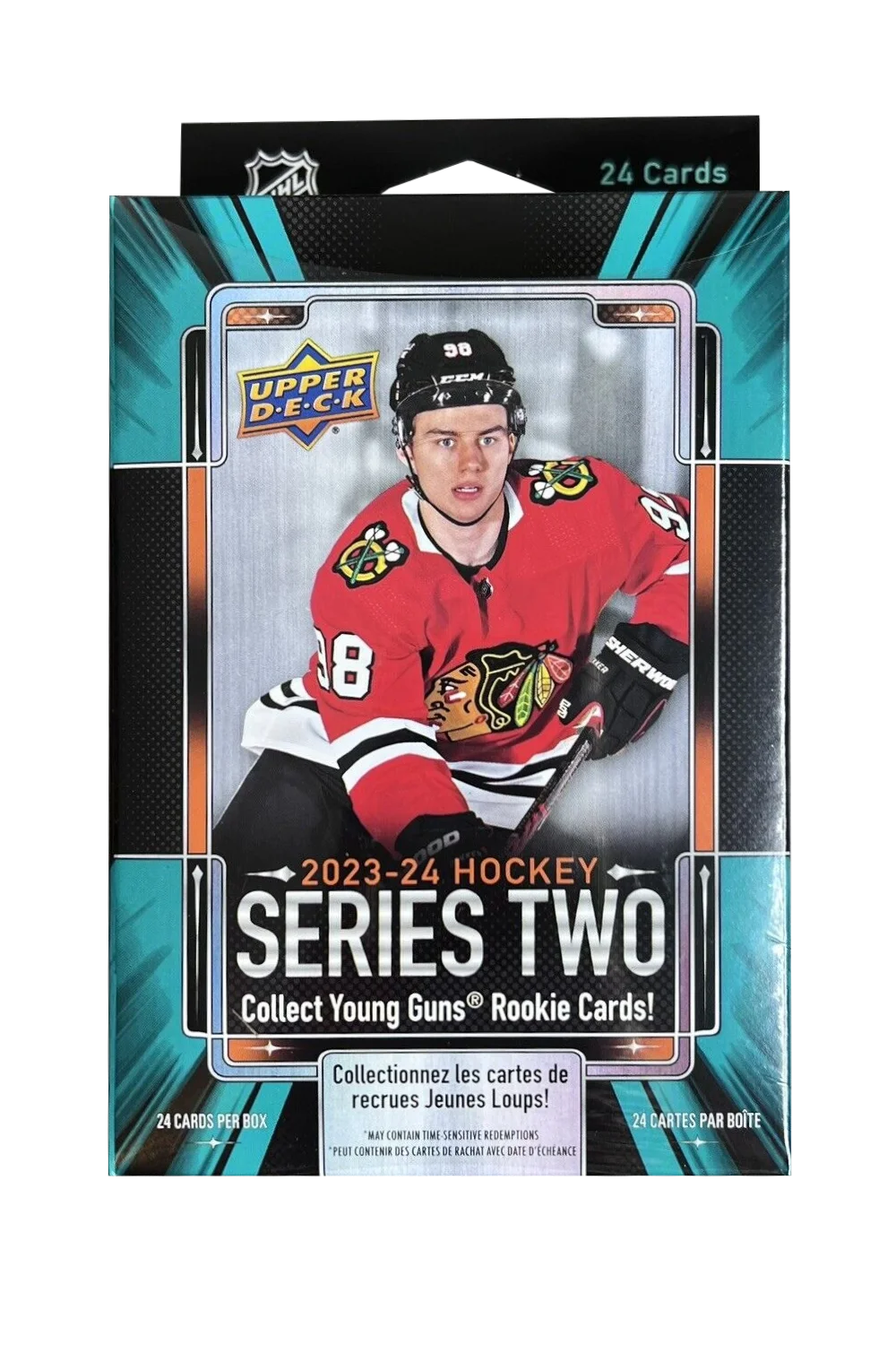 2023-24 Upper Deck NHL Series Two Hockey Trading Card Hanger Box