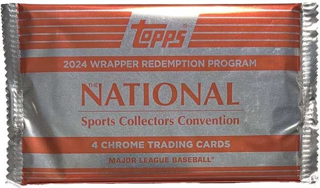 2024 TOPPS WRAPPER REDEMPTION PROGRAM NATIONAL CONVENTION MLB PACK