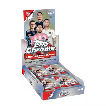 2025 Topps MLS Major League Soccer Chrome Hobby Box