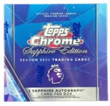 2025/26 Topps Chrome English Premier League Soccer Sapphire Edition Box