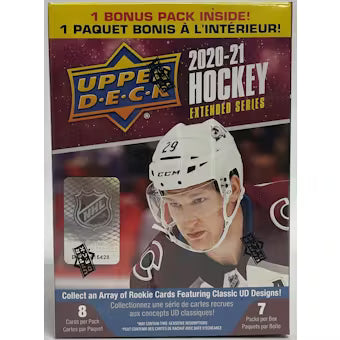 2020/21 Upper Deck Extended Series Hockey 7-Pack Blaster Box