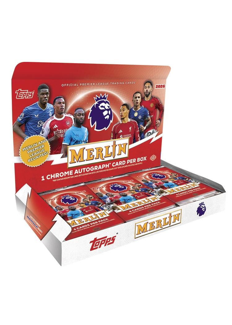 2025-26 Topps Merlin English Premier League Soccer Hobby Box