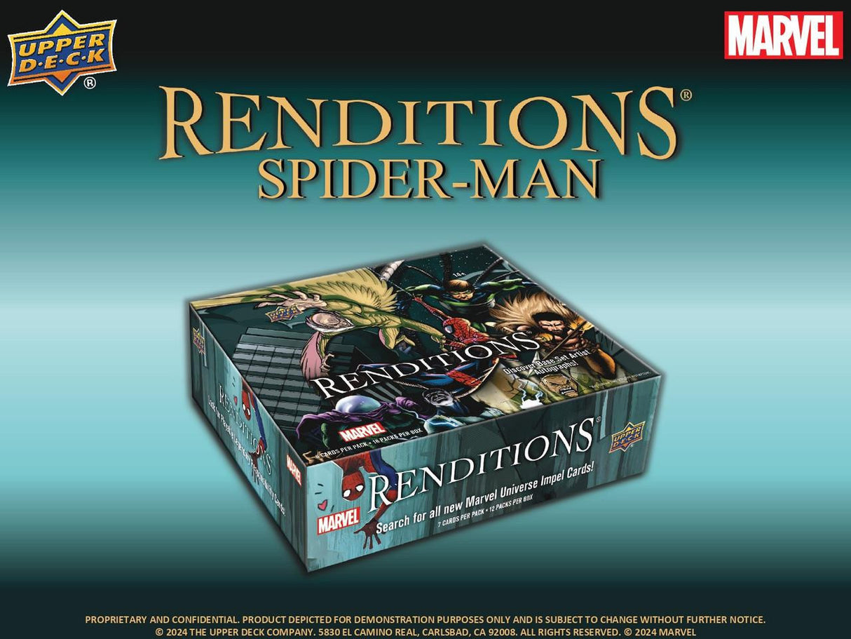 Marvel Renditions Spider-Man Upper Deck 2024 Hobby Box - IN STOCK ASK BREAKER FOR INVOICE!