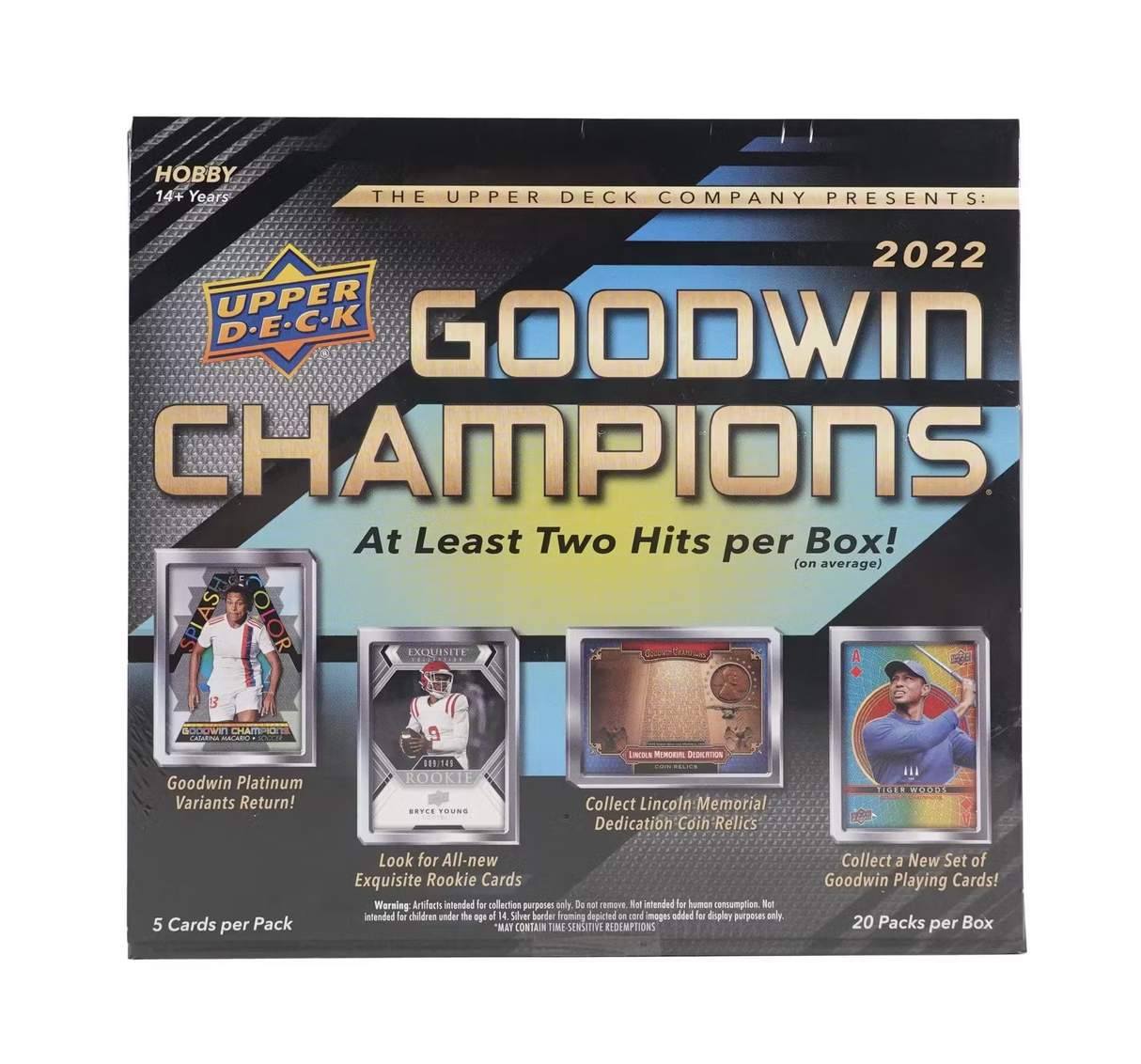2022 Upper Deck Goodwin champions Hobby box (PULL A JORDAN OR TIGER WOODS AUTO!)