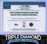 2025 Topps Chrome Sion James Rookie Autograph Auto Gold Geometric #02/50 B92