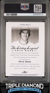 2012 Leaf The Living Legend Autograph Pete Rose Auto PSA Auth Auto 10 B108