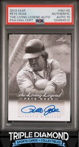 2012 Leaf The Living Legend Autograph Pete Rose Auto PSA Auth Auto 10 B108