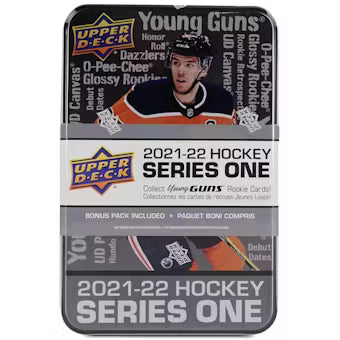2021/22 Upper Deck Series 1 Hockey Tin