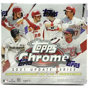 2021 Topps Chrome Update Baseball Mega Box