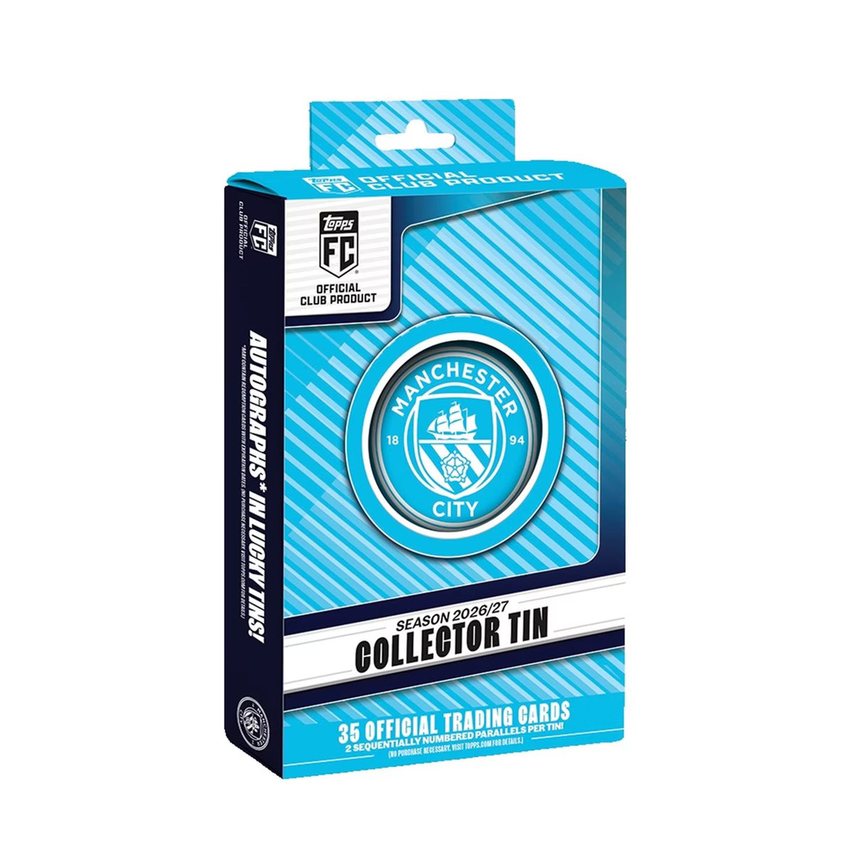 2026-27 Topps Soccer Manchester City FC Club Collector Tin