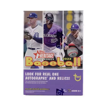2022 Topps Heritage High Number Baseball 8-Pack Blaster Box