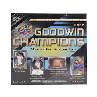 2022 Upper Deck Goodwin Champions Hobby Box