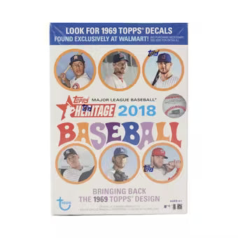 2018 Topps Heritage Baseball Blaster Box