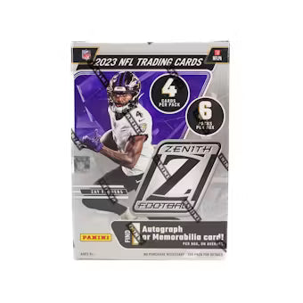2023 Panini Zenith Football Blaster Box