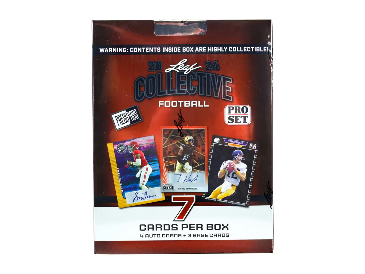 2024 Leaf Collective Football Hobby Box