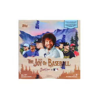 2025 Topps x Bob Ross The Joy of Baseball Collectors Edition Box