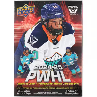 2025 Upper Deck PWHL Hockey 5-Pack Blaster Box