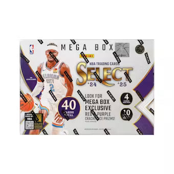 2024/25 Panini Select Basketball Mega Box (Red & Purple Cracked