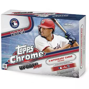 2025 Topps Chrome Update Series Baseball Breaker Delight Box