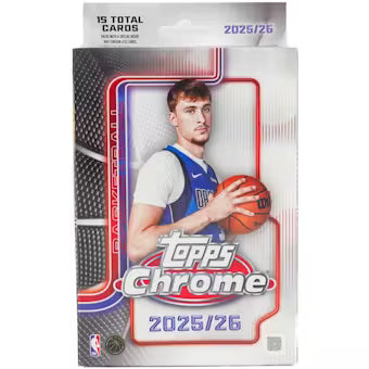 2025/26 Topps Chrome Basketball Hanger Box