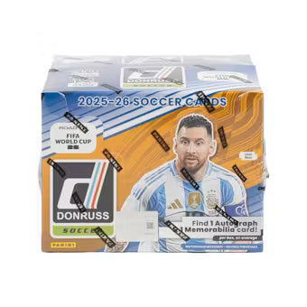2025/26 Panini Donruss Road to FIFA World Cup Soccer Hobby Box