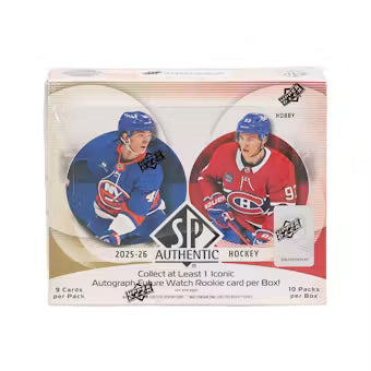 2025/26 Upper Deck SP Authentic Hockey Hobby Box