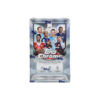 2025/26 Topps Chrome UEFA Club Competitions Soccer Hobby Box
