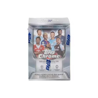 2025/26 Topps Chrome UEFA Club Competitions Soccer Blaster Box