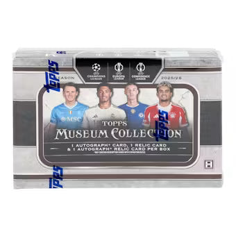 2025/26 Topps UEFA Club Competitions Museum Collection Soccer Hobby Box
