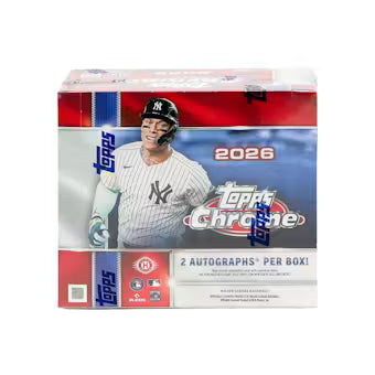 2026 Topps Chrome Baseball Hobby Jumbo Box