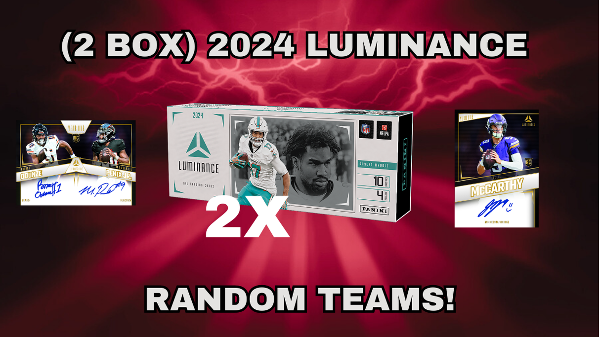 BREAK #8858 (2 Box) 2024 Panini LUMINANCE Football Hobby RT #4!