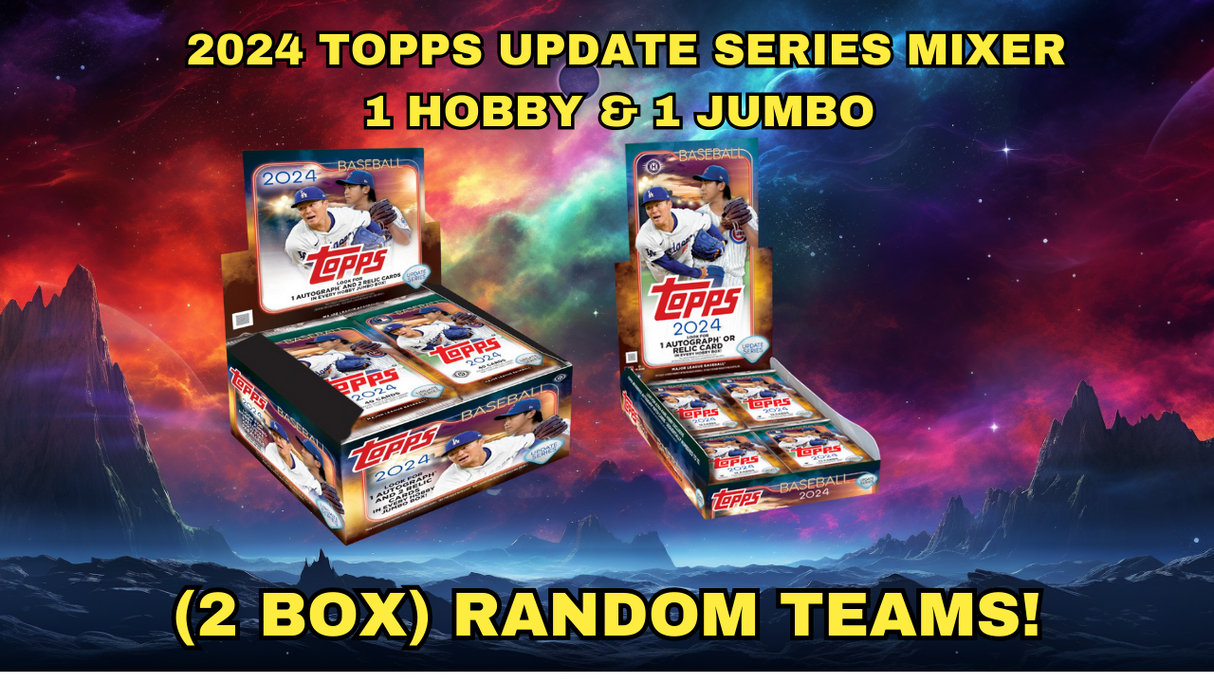 BREAK 8964 (2 BOX) 2024 Topps Update Series Baseball Hobby & Jumbo