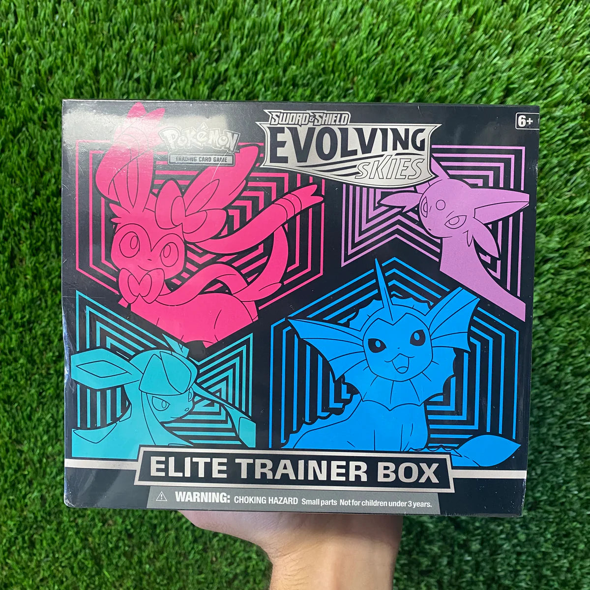 Pokemon Sword & Shield Evolving Skies Vaporeon, Glaceon, Espeon & Sylveon Elite Trainer Box