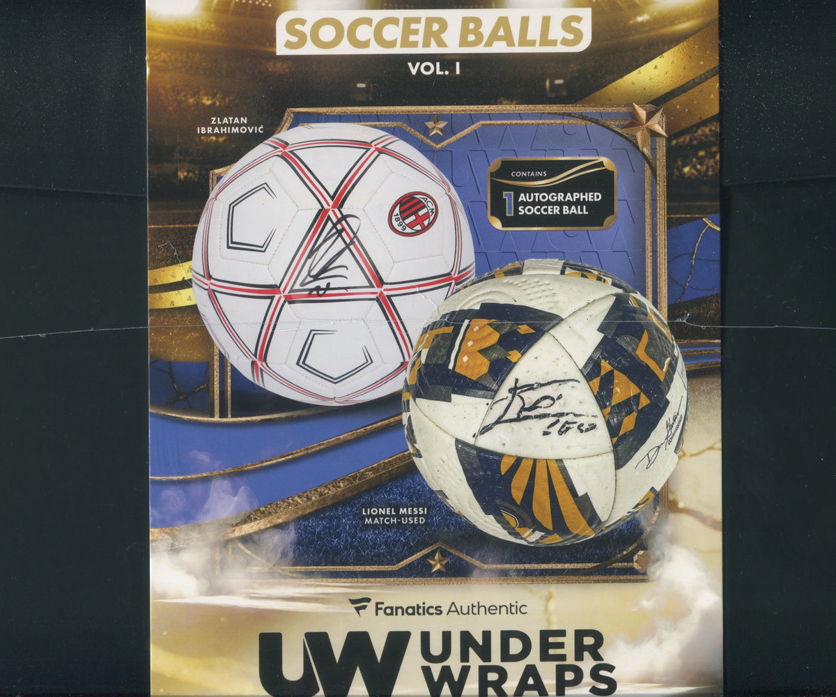 2026 Under Wraps Soccer Balls Volume 1 Box