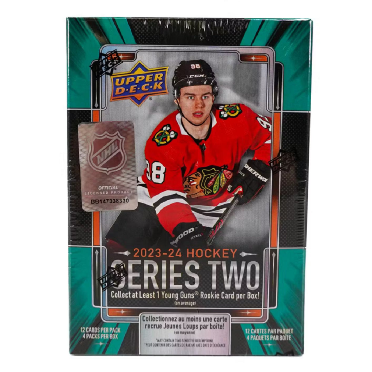 2023-24 Upper Deck NHL Series Two Hockey Trading Card Blaster Box