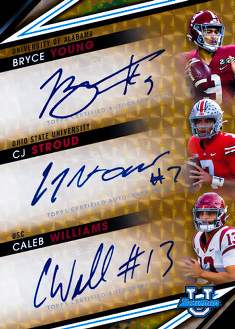 2022 BOWMAN'S BEST UNIVERSITY FOOTBALL HOBBY BOX